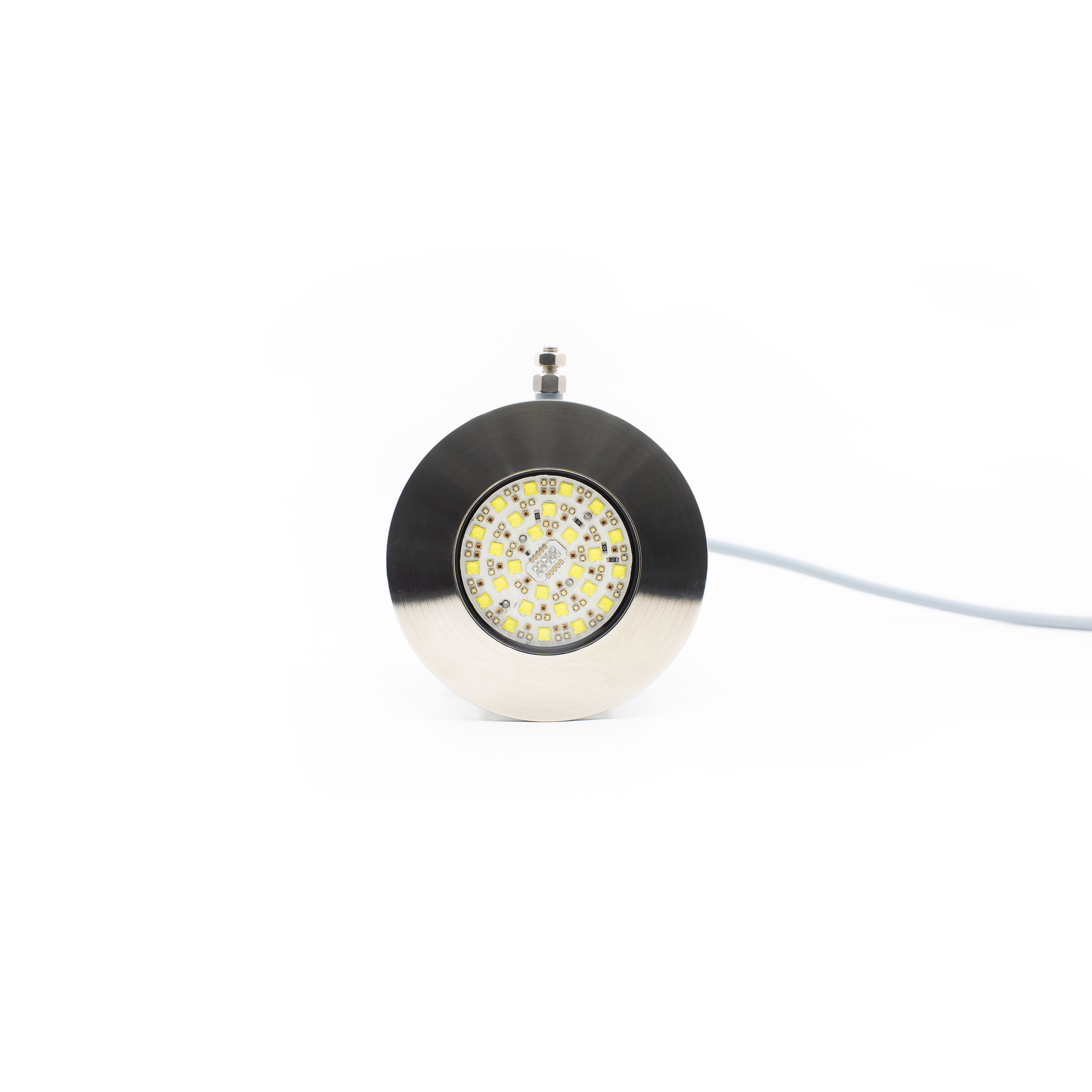 UWL - QTS 100 Low Voltage Underwater Light - Titanium, Flush Mount