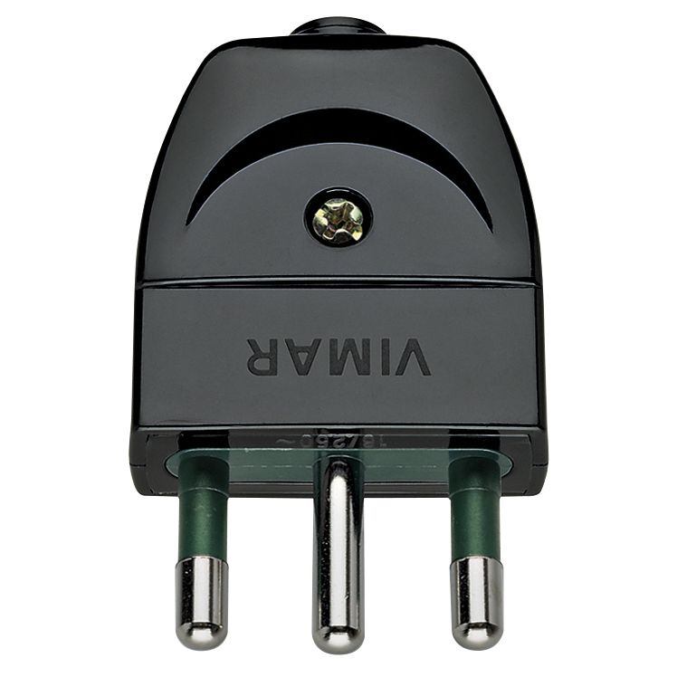 Vimar Supernova S17 2P+E Axial Plug, 16A, 250V, IP20