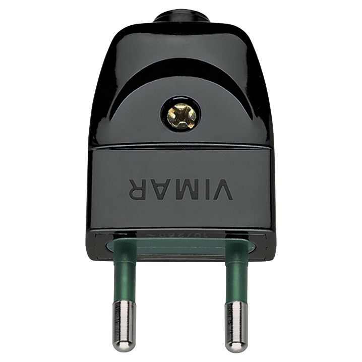 Vimar Supernova Series 2P 10A S10 Axial Plug, 250V, SICURY