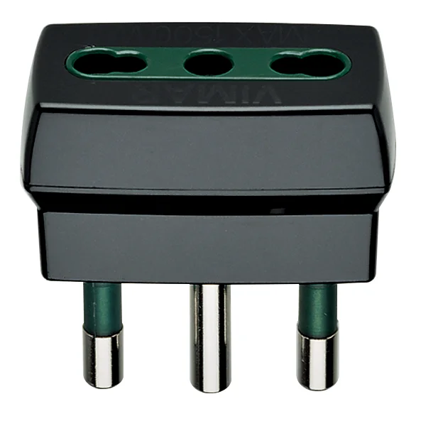 Vimar Supernova S17 Adapter with P17/11 Outlet, 250V, 16A, 1500W