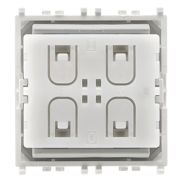Vimar Zigbee Friends of Hue RF Switch, For Eikon/Arké/Plana Buttons, Zigbee Green Power, Battery-Free, Surface Mount, 2 Modules, IP40