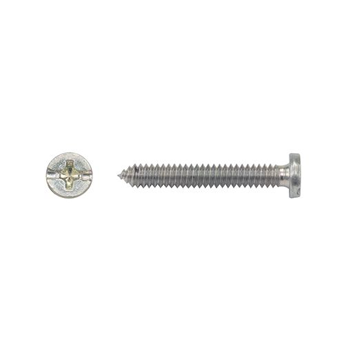 Vimar Screw for Frame Fixing, For Rectangular Mounting Boxes, 24 mm, 100pk, Phillips/Slotted Head