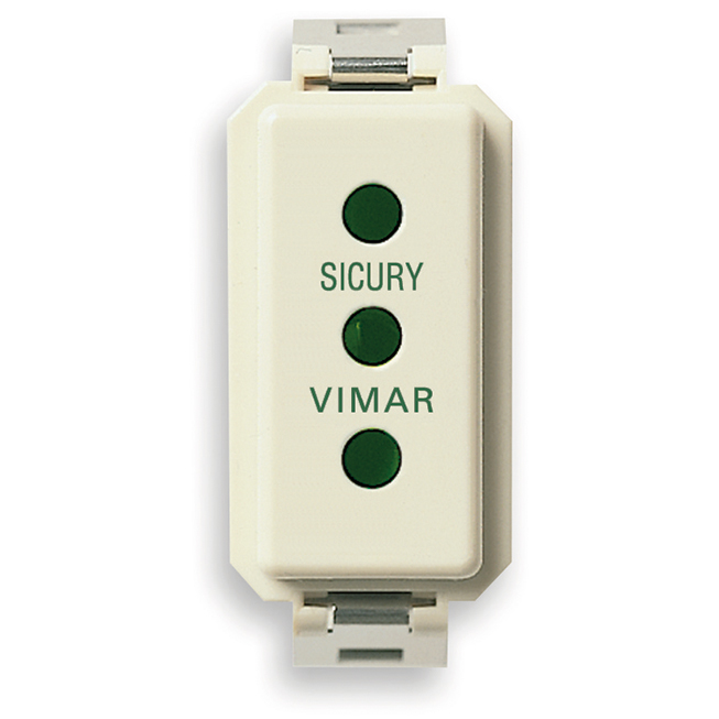 Vimar 8000 Series Italian P11 Socket Outlet, 2P+E, 10A 250V, IP20, 1 Module, SICURY
