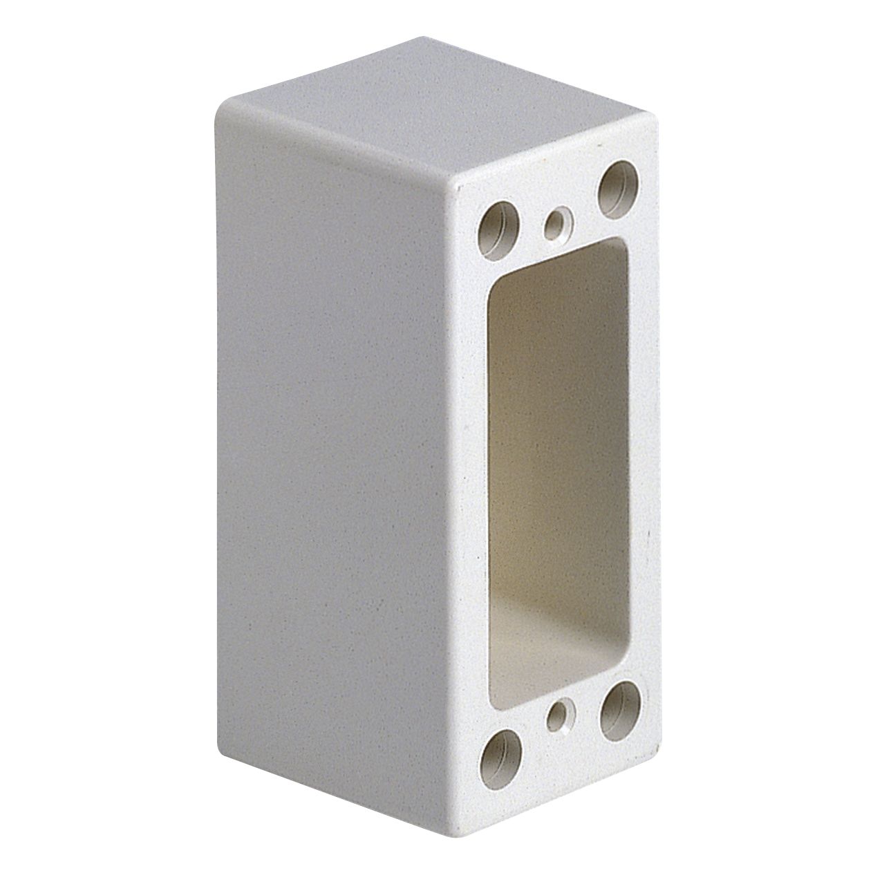 Vimar 8000 Series 1-Module Surface Mount Box with Backplate, 40mm Depth, IP20, Ivory Finish