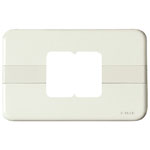 Vimar LINEA Classica 2-Module Self-Bearing Cover Plate, For 3-Module Flush Boxes, Thermoplastic Resin, Ivory, 120 x 76 mm, IP00
