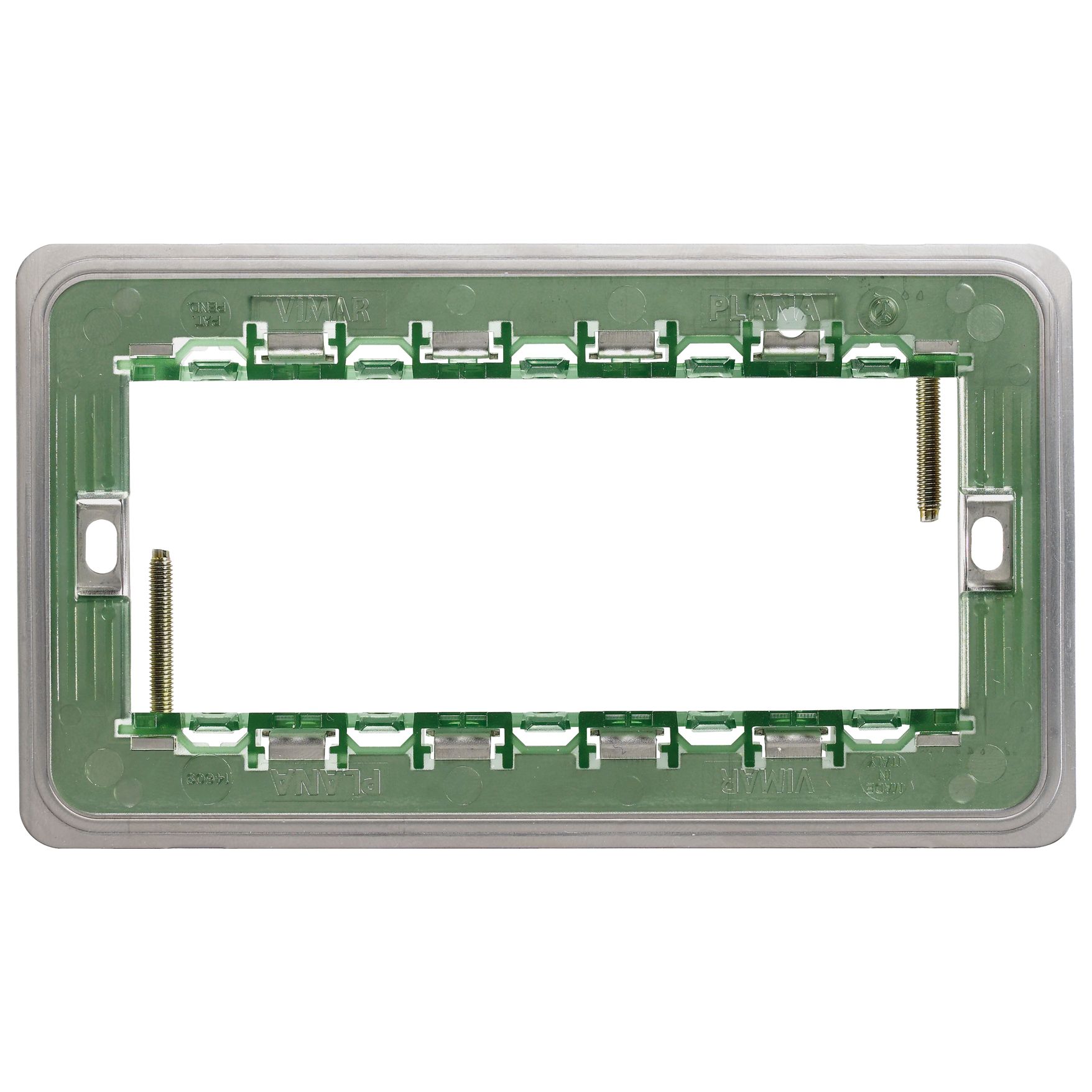 Vimar Plana 5-Module Mounting Frame, British Standard, With Screws