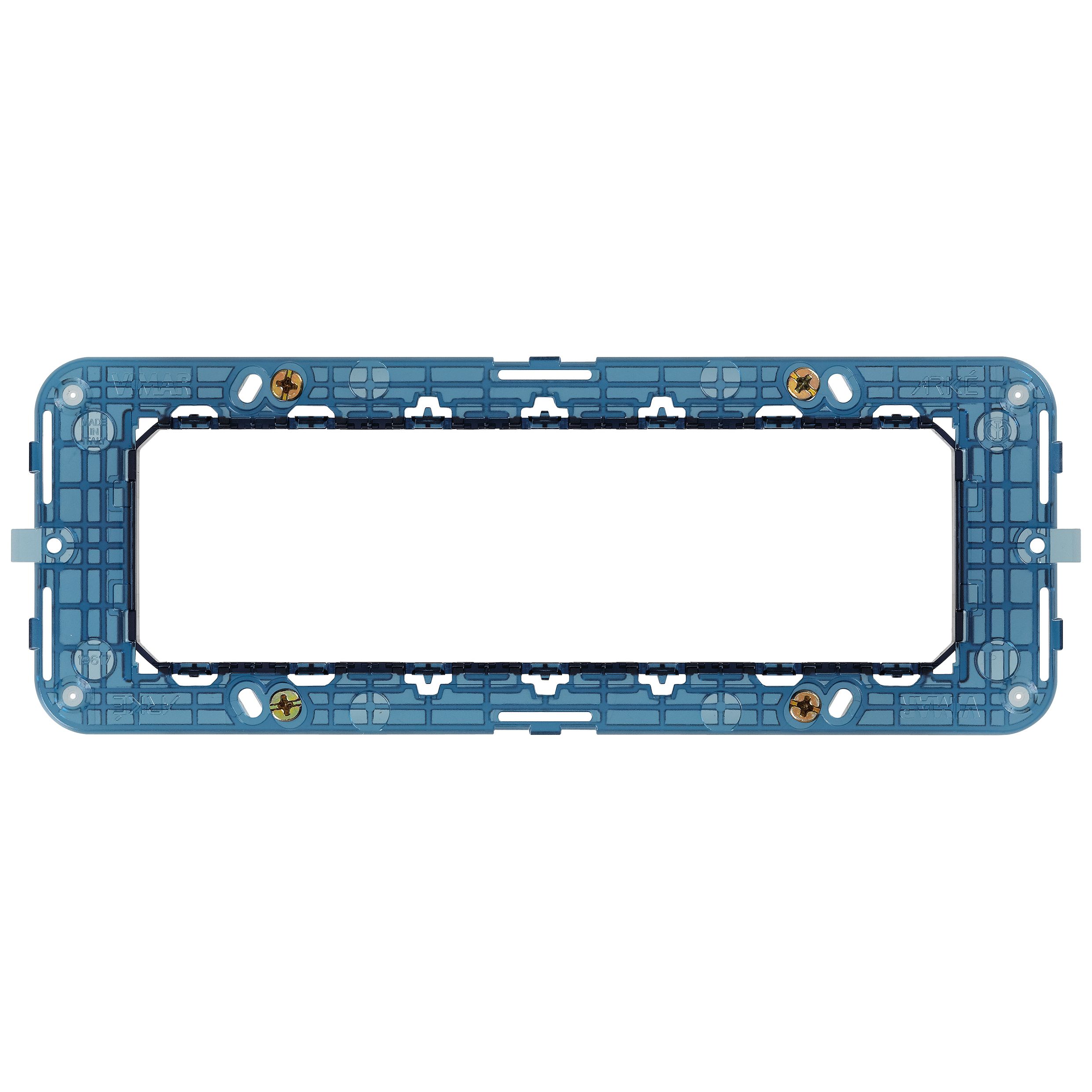 Vimar ARKÉ 7-Module Mounting Frame, For 6/7-Module Mounting Boxes, Flush-Mount, With Screws