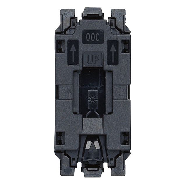 Vimar Linea 1P NO Pushbutton Mechanism, For 1-Module Button, 10A 250V, IP40, Illuminable
