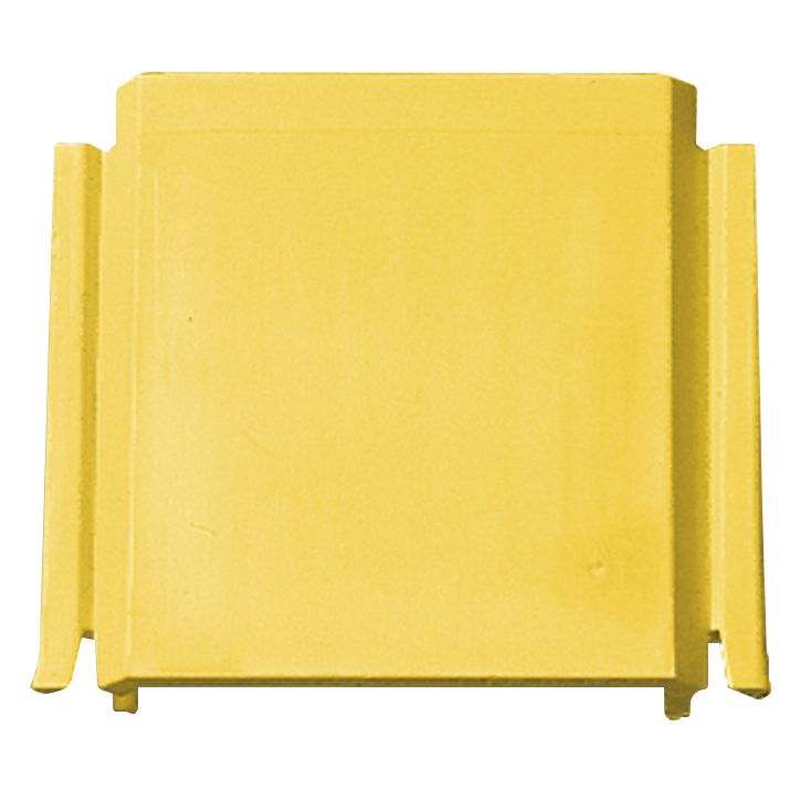 Vimar Joint Plate for Flush-Mount Junction Boxes, Yellow, For Built-In and Central Conduit Boxes