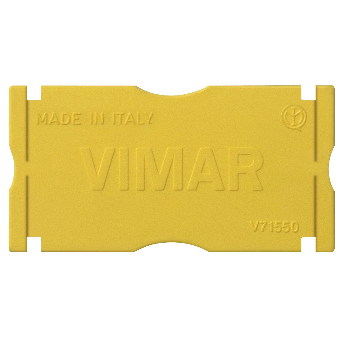 Vimar Flush-Mount Divider Screen, For V71303-06, 60x50mm, Yellow