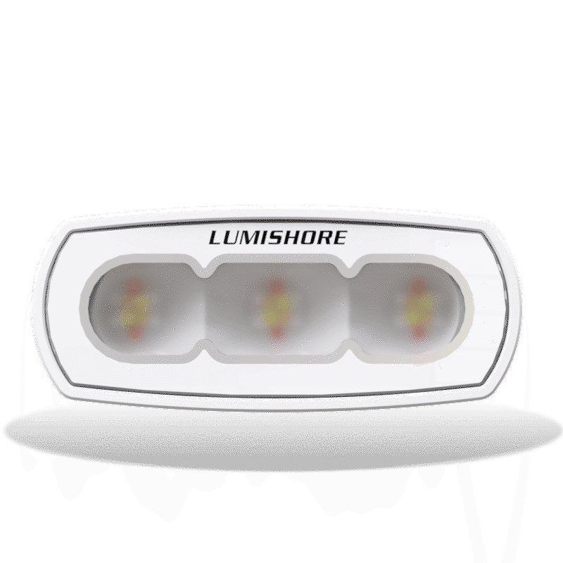 Lumishore - LUX 4" Flood Light - White 10/31V, 5500K, 2,300 Lumens, Flush Mount
