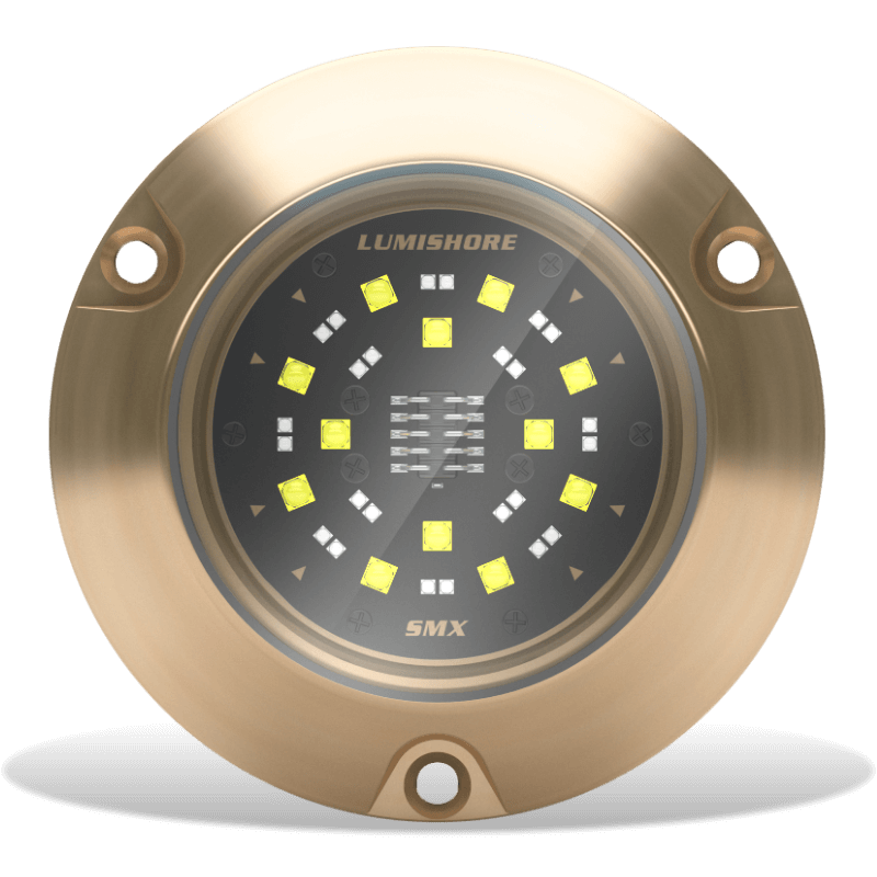 Lumishore - SUPRA SMX54 Underwater Light - Dual Color, 90° Beam Angle, Surface Mount