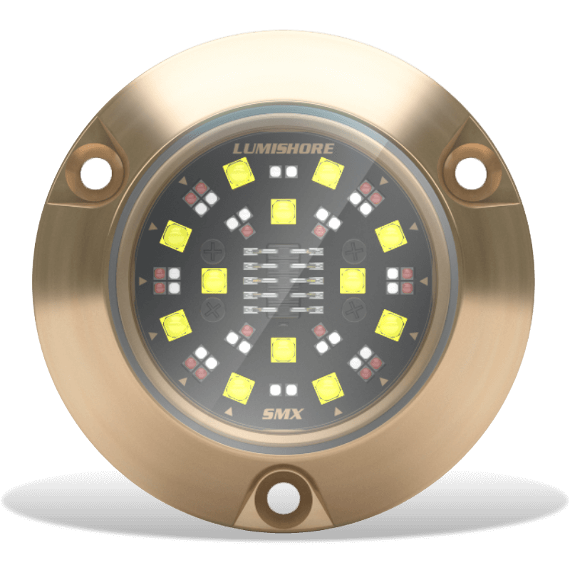 Lumishore - SMX94 EOS Full Color RGBW Underwater Light - 10/31V, 6000 Fixture Lumens 90° Beam