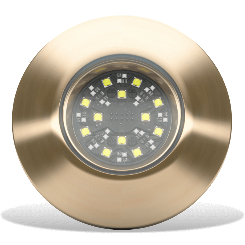 Lumishore - SUPRA THX404 Thru-Hull Underwater Light - Dual Color, 8150 Fixture Lumens