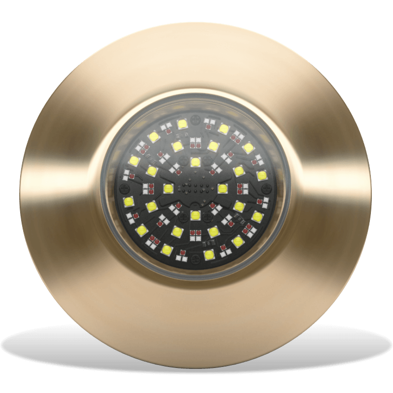 Lumishore - EOS TIX804 Interchangeable Thru-Hull Underwater Light - RGBW, 12000 Fixture Lumens