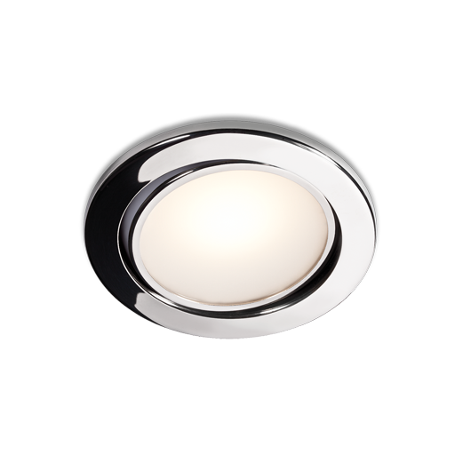 BCM - Phoenix 85 Downlight - White, Red/3000K Warm White, Spring Mount, 8-32VDC, 2W