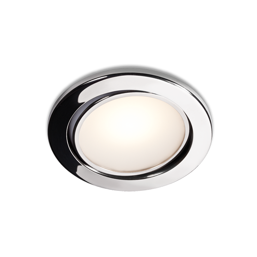 BCM - Phoenix 85 Downlight - White, Red/3000K Warm White, Spring Mount, 8-32VDC, 2W