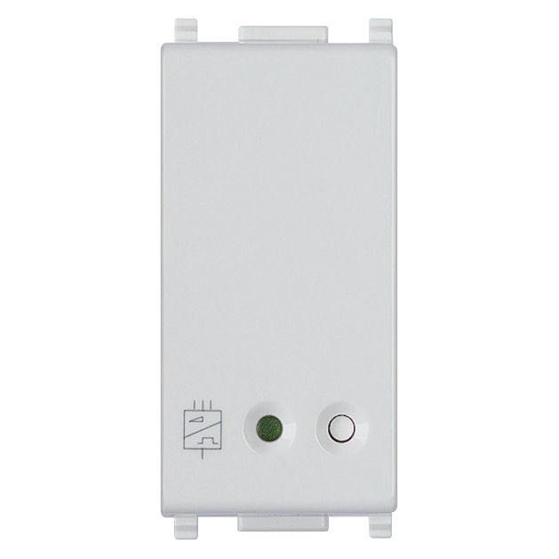 Vimar Plana 2-Switch Bus Interface, By-me Plus, 1 Module, IP40, Flush Mount, LED