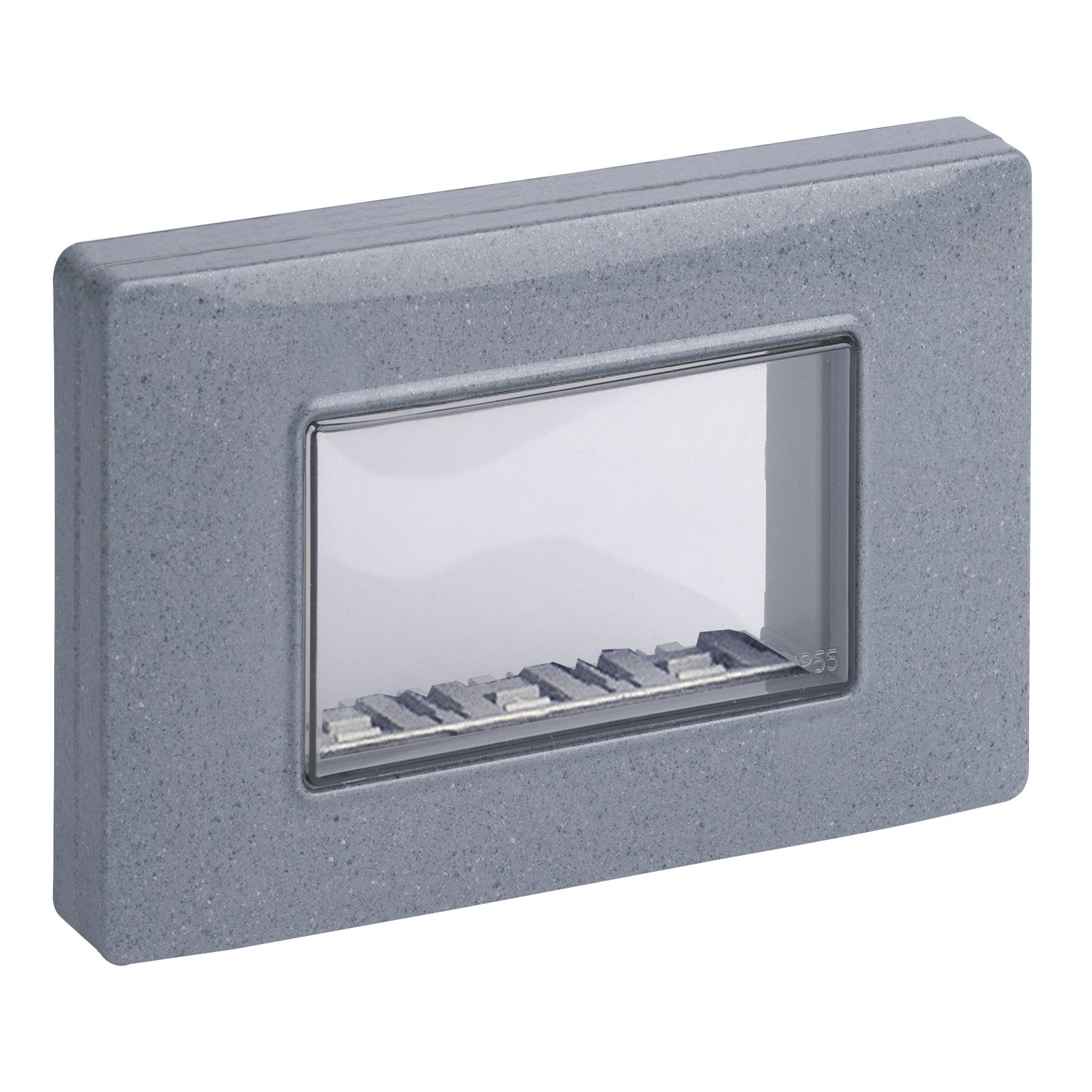 Vimar Isoset 3-Module IP55 Cover Plate, For Eikon, Arké, Plana, With Screws