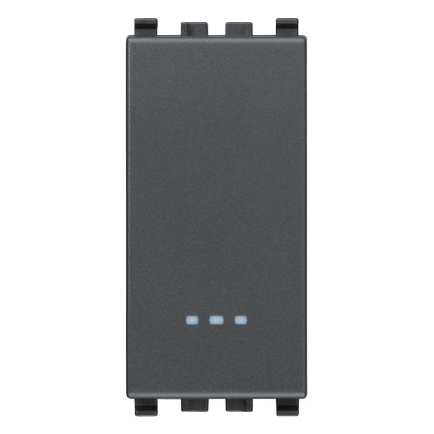 Vimar EIKON Touch Push Button, For Remote Control, 230V 50-60Hz, Flush-Mounted, 1-Module