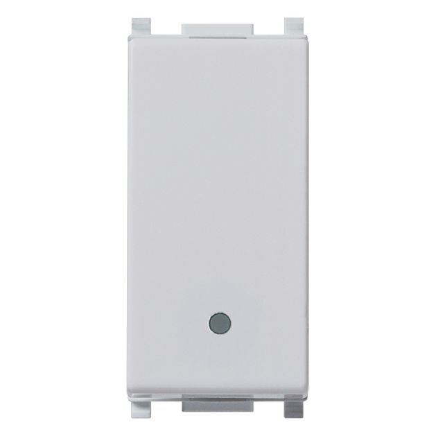 Vimar Plana 1P 16AX 2-Way Switch, 250V, IP40, Optional LED Lighting
