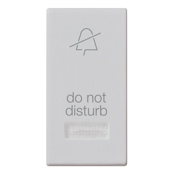 Vimar Plana 1-Module Interchangeable Button, Lightable Diffuser, IP40, Halogen-Free