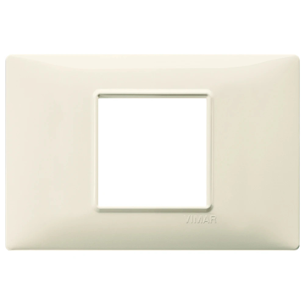 Vimar Plana 2-Central-Module Cover Plate, 120x80x9mm, IP00, Clamp Mount