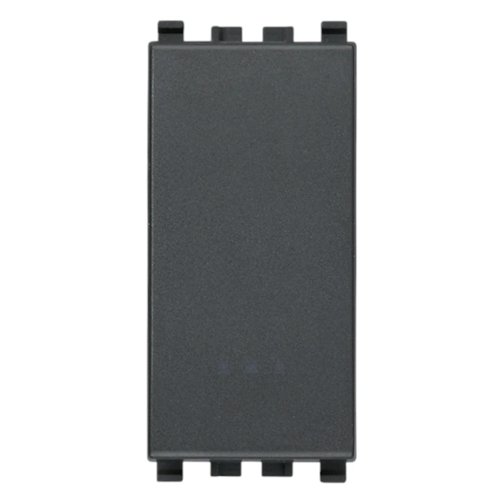 Vimar EIKON 1P 1-Way Switch, 20AX, 250V, IP40, Optional LED Lighting
