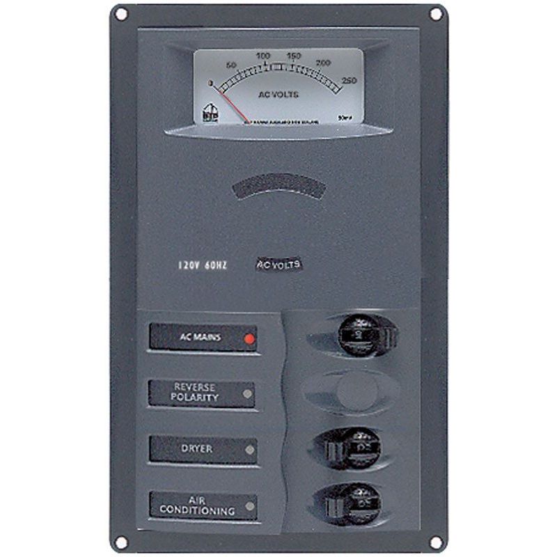 BEP Marine - 900-ACM6V-AM-110 7 Way AC Circuit Breaker Panel