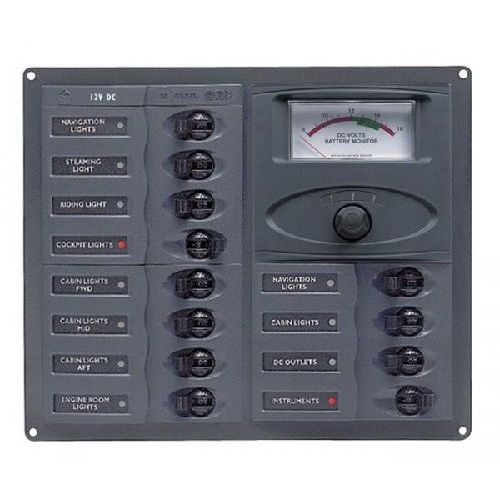 BEP Marine - 902-AM 12 Way DC Circuit Breaker Panel