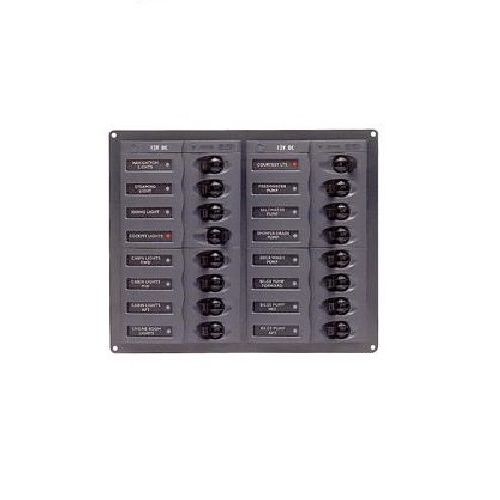 BEP Marine - 904NM 16 Way DC Circuit Breaker Panel