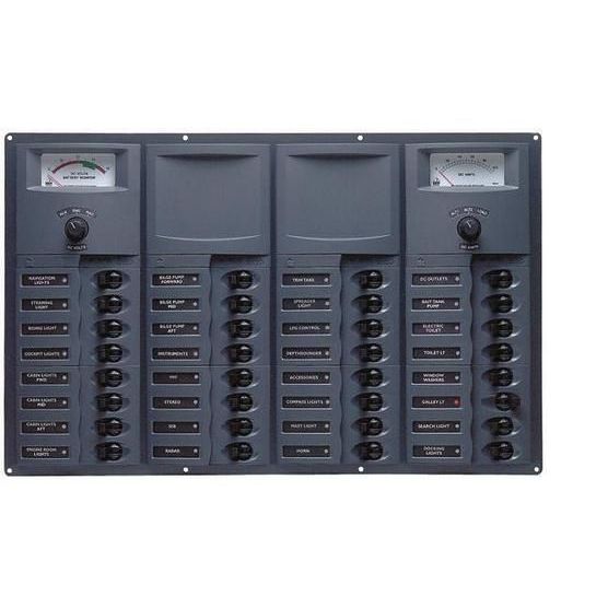 BEP Marine - 906-DCSM 32 Way DC Circuit Breaker Panel