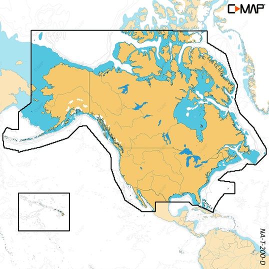C-MAP - Discover X Coastal North America microSD