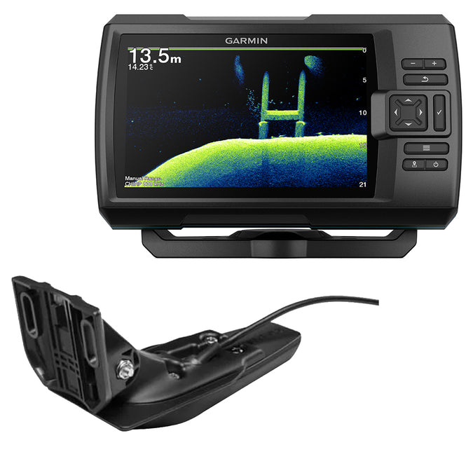 Garmin STRIKER Vivid 7cv GPS Fishfinder, 7 in, GT20-TM Transducer, Remanufactured