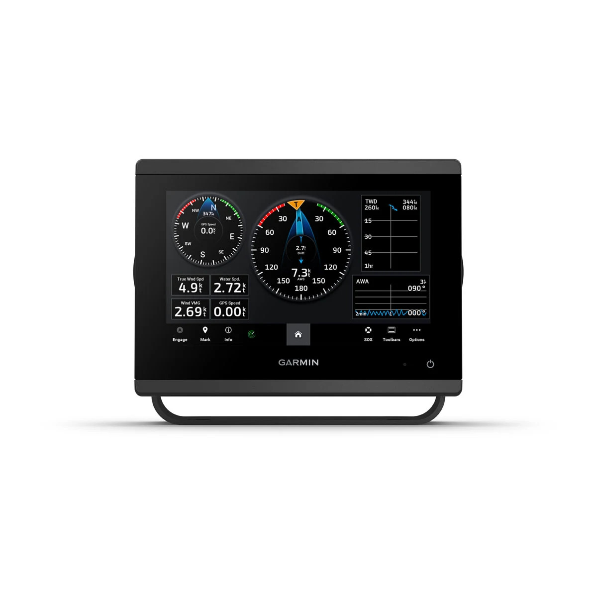 Garmin GPSMAP 723 Non-Sonar Chartplotter, 7in, Worldwide Basemap, NMEA 2000