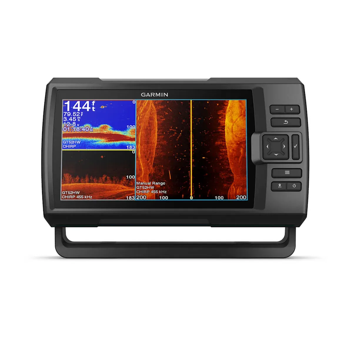 Garmin STRIKER Vivid 9sv GPS Fishfinder, 9in Display, Traditional CHIRP, ClearVü, SideVü, Quickdraw Contours, Wi-Fi, ActiveCaptain App, IPX7, No Transducer Included