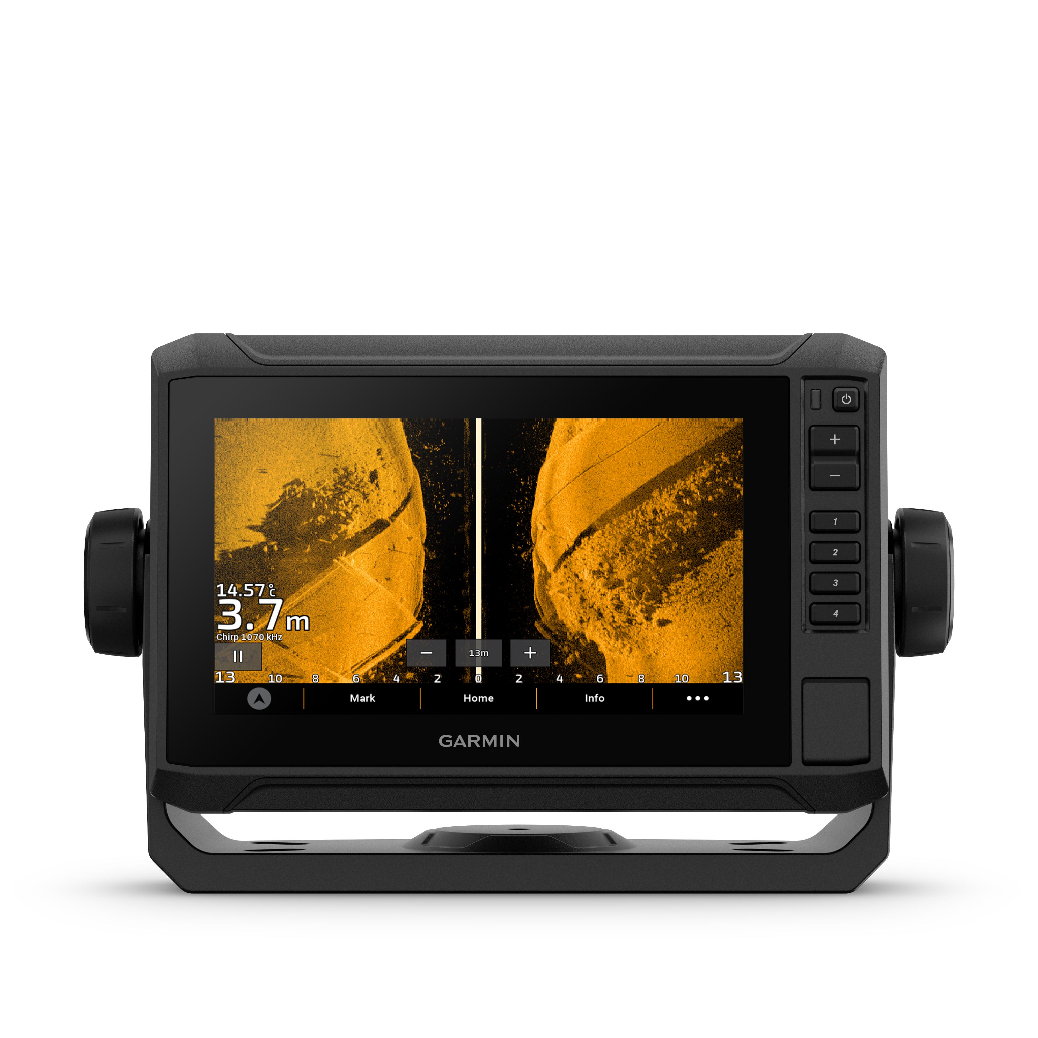Garmin ECHOMAP UHD2 72sv Touchscreen Chartplotter, 7in Display, Without Transducer, Worldwide Basemap, ClearVu/SideVu, LiveScope Compatible, Wi-Fi, NMEA 2000