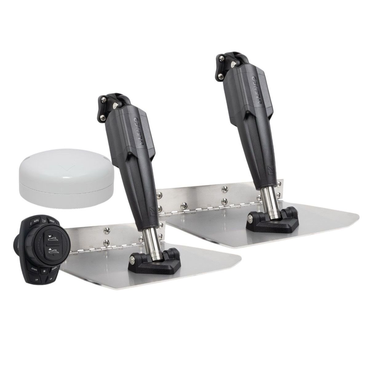 Lenco Marine - 9in x 12in Standard Mount Trim Tab Kit - 12v, With Pro Control Auto