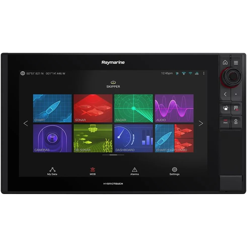 Raymarine Axiom Pro 16S Multifunction Display, 15.6 in, Built-In CHIRP Sonar, No Transducer, HybridTouch, Navionics Plus North America