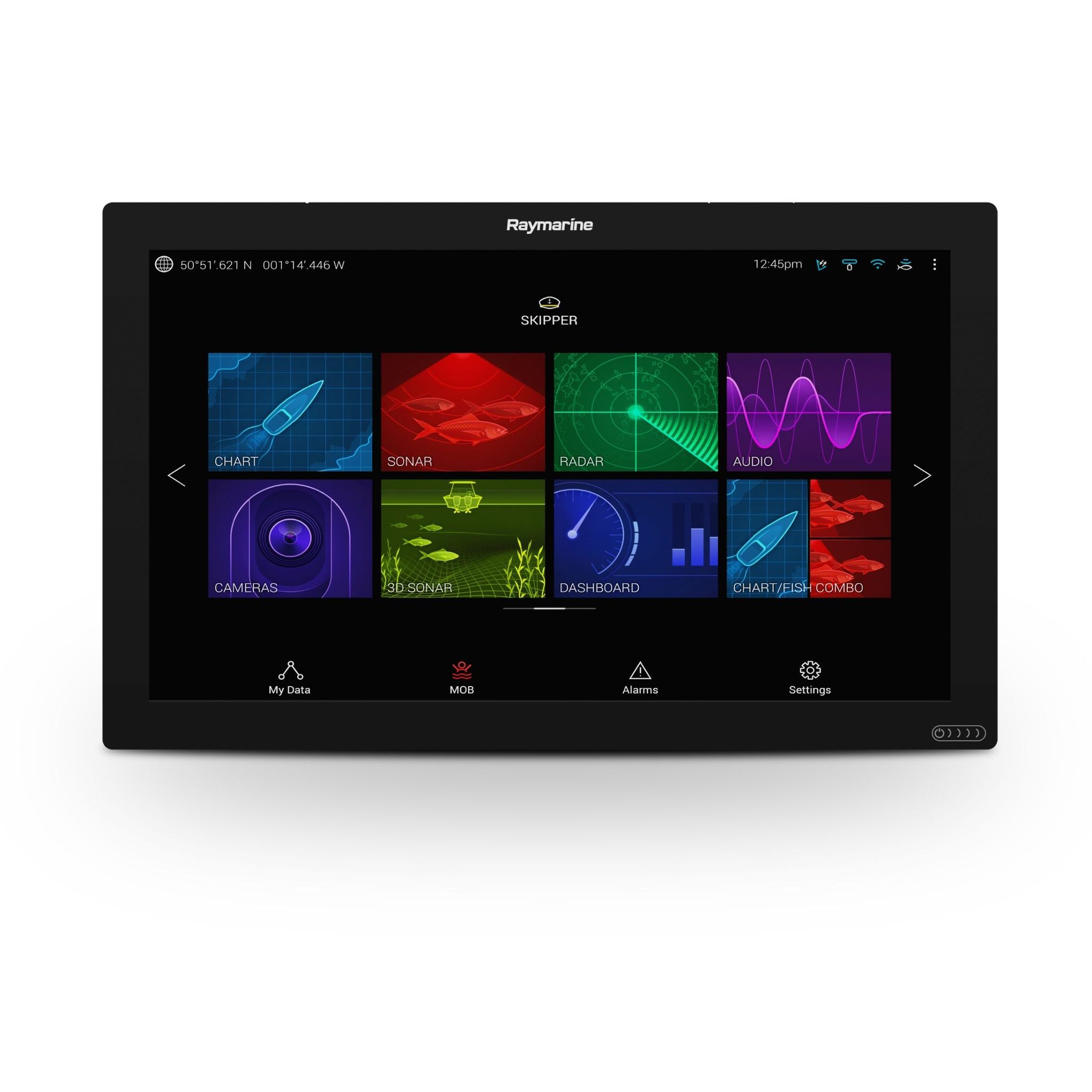 Raymarine Axiom XL 22 Glass Bridge Multifunction Display, 21.5 in Full HD IPS, 8-32V, NMEA 2000, IPX6/IPX7