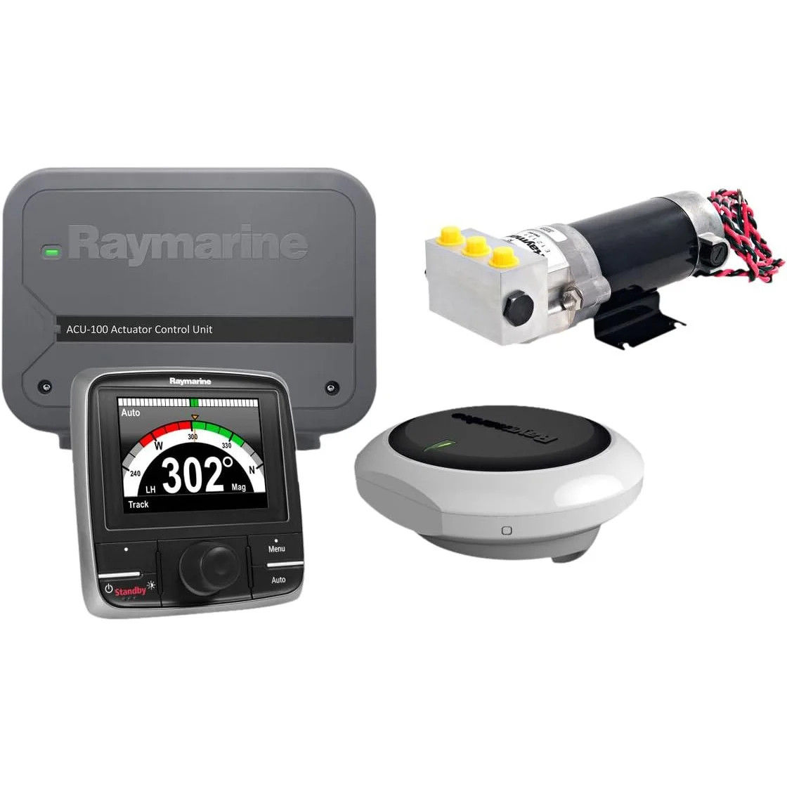 Raymarine EV-100 Power Pilot Autopilot System, For Hydraulic Outboards, 0.5L/12V Pump, p70Rs Control