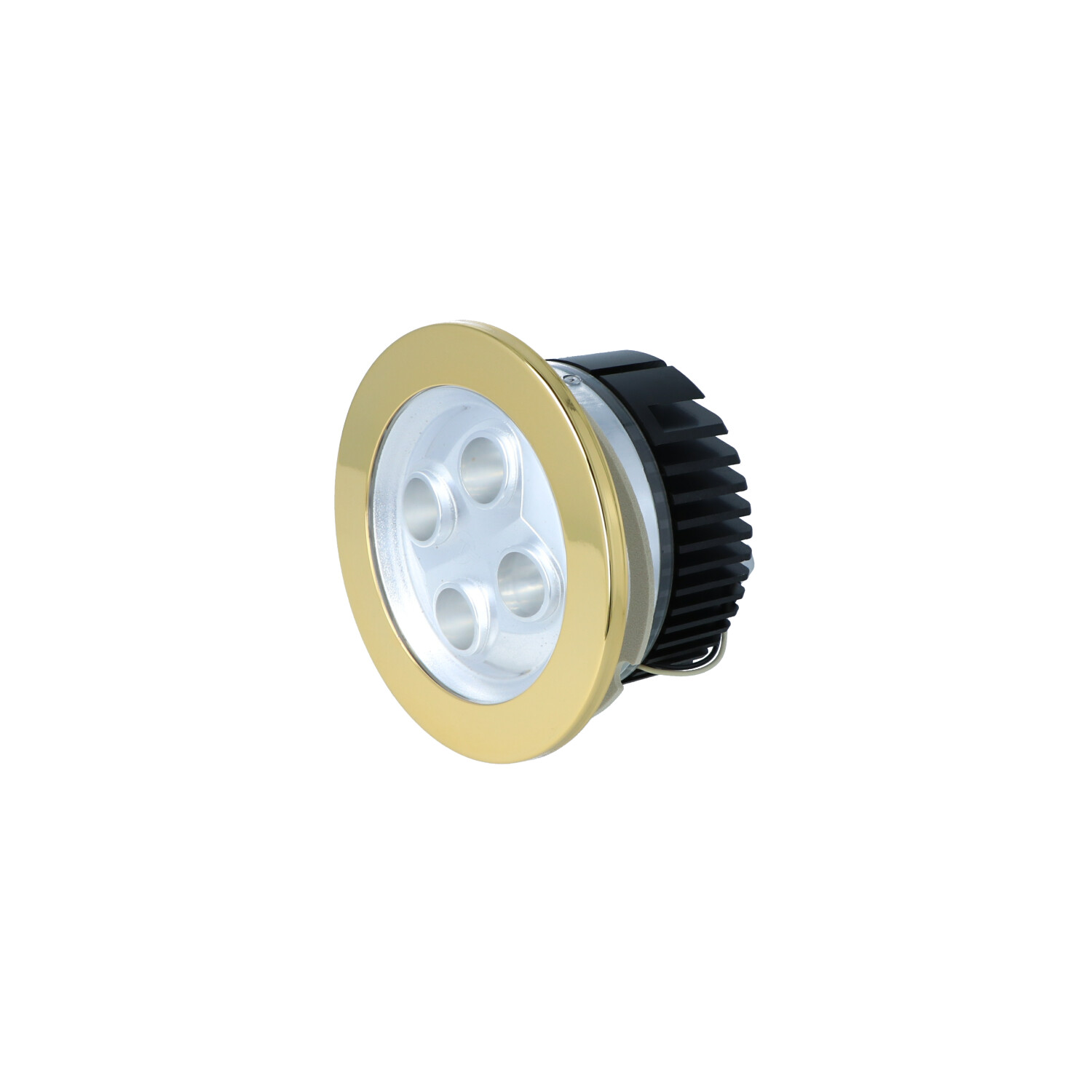 CANTALUPI – TITAN/R/MN A-08 – Recessed LED Light – Ø100 mm | Gold Finish | MDM700 | 4X Hi-Power LED | IP40
