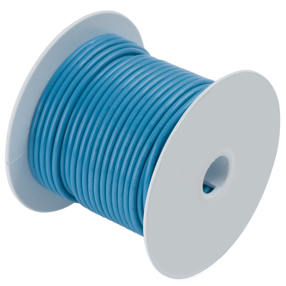 Ancor Light Blue 16 AWG Tinned Copper Wire - 500' 101950