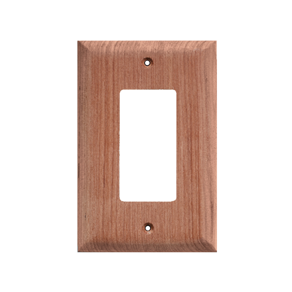 Whitecap Teak Ground Fault Outlet Cover/Receptacle Plate 60171