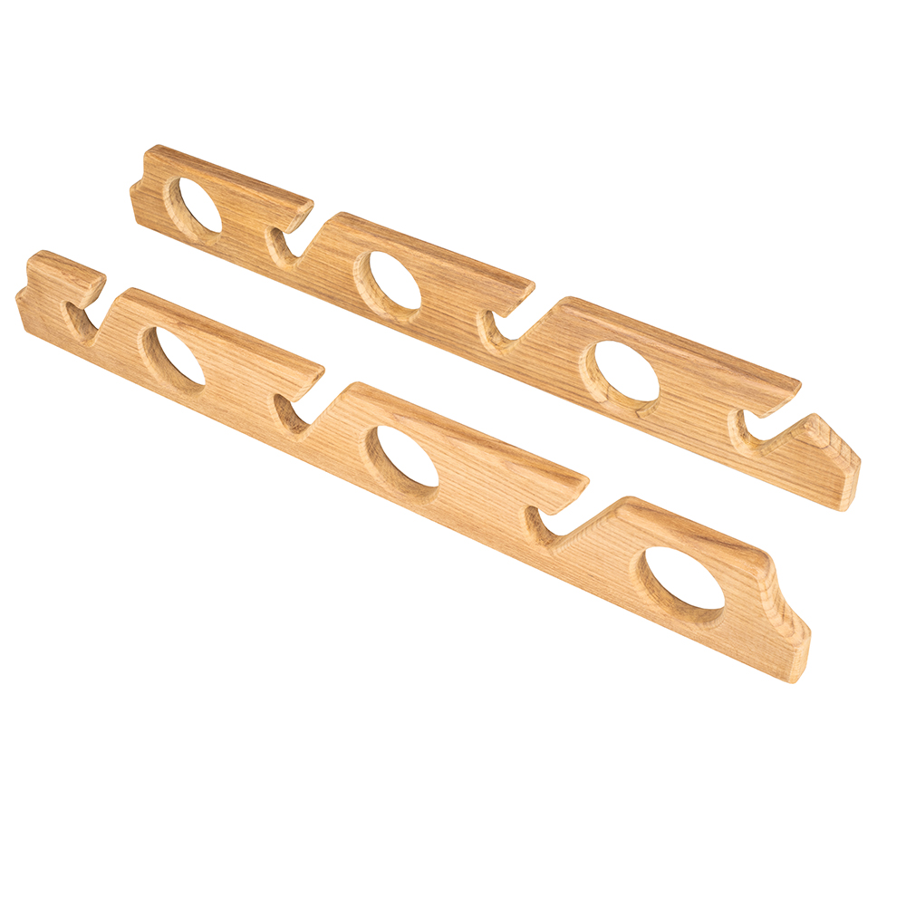 Whitecap Teak Six-Rod Storage Rack - Pair 60614