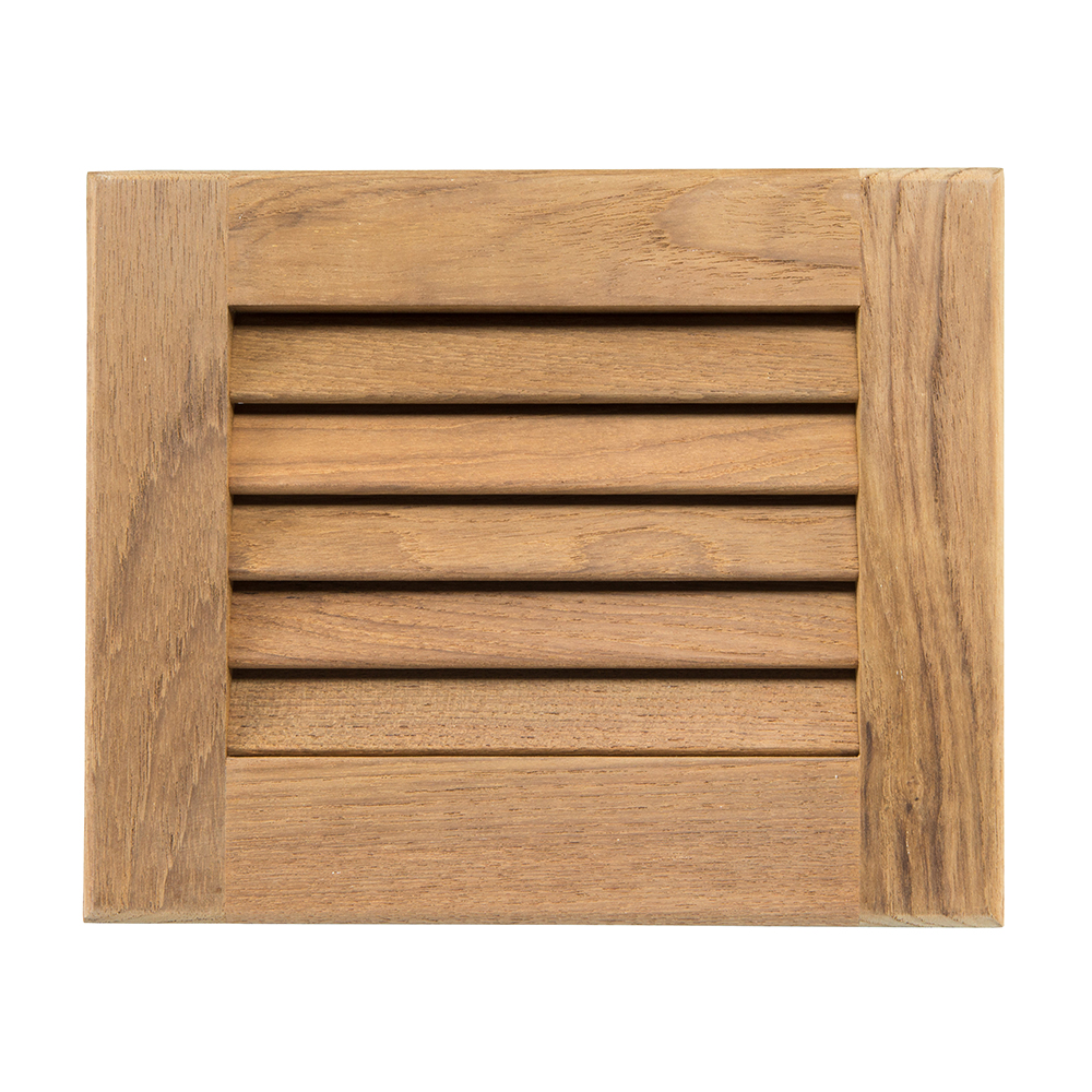 Whitecap Teak Louvered Insert - 7-1/2" x 9-1/8" x 3/4" 60712