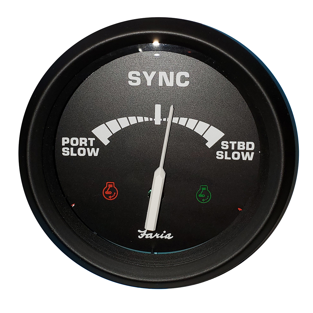 Faria 4" Gauge Engine Synchronizer f/Dual Engines Gas & Diesel 32807