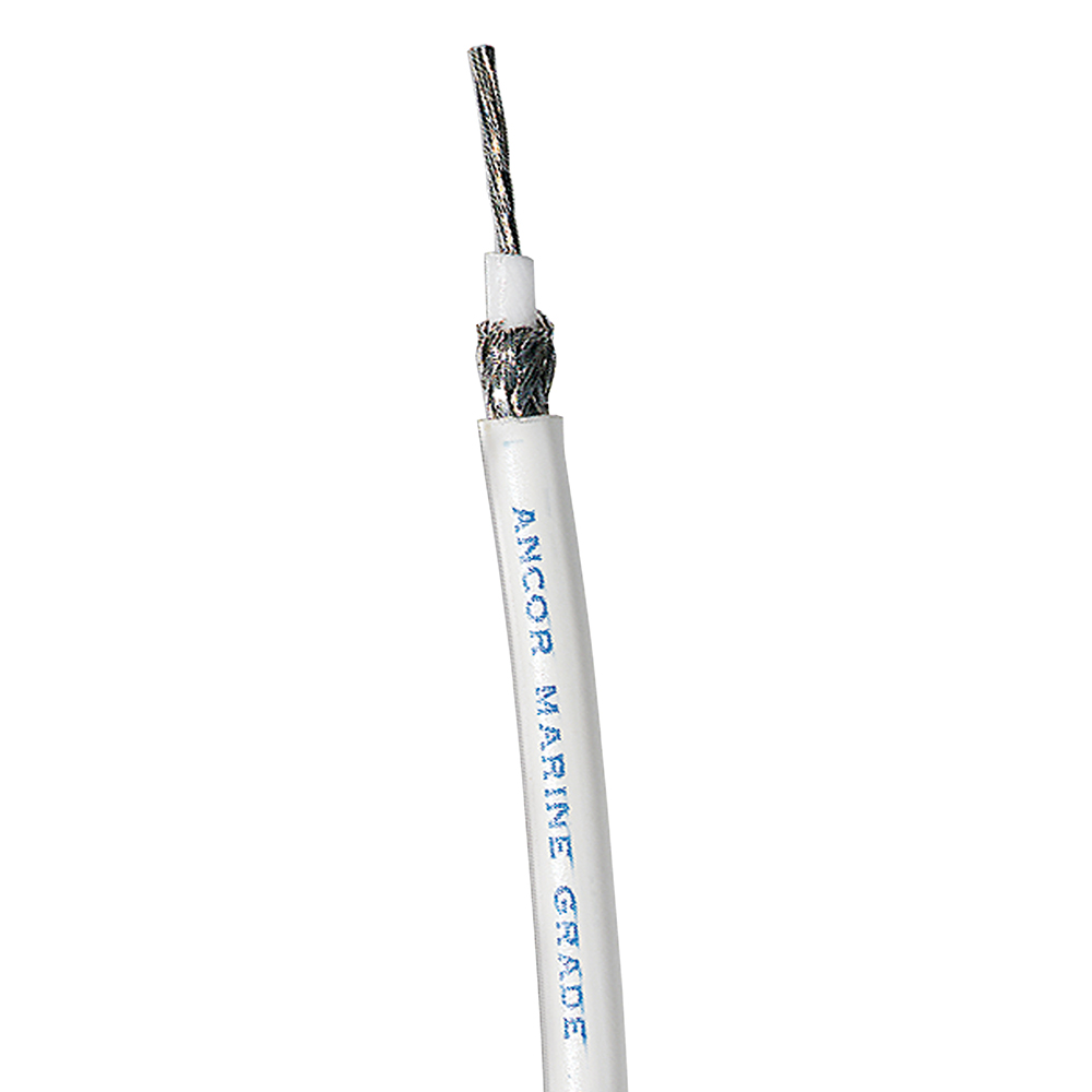 Ancor White RG 8X Tinned Coaxial Cable - 1,000' 151560
