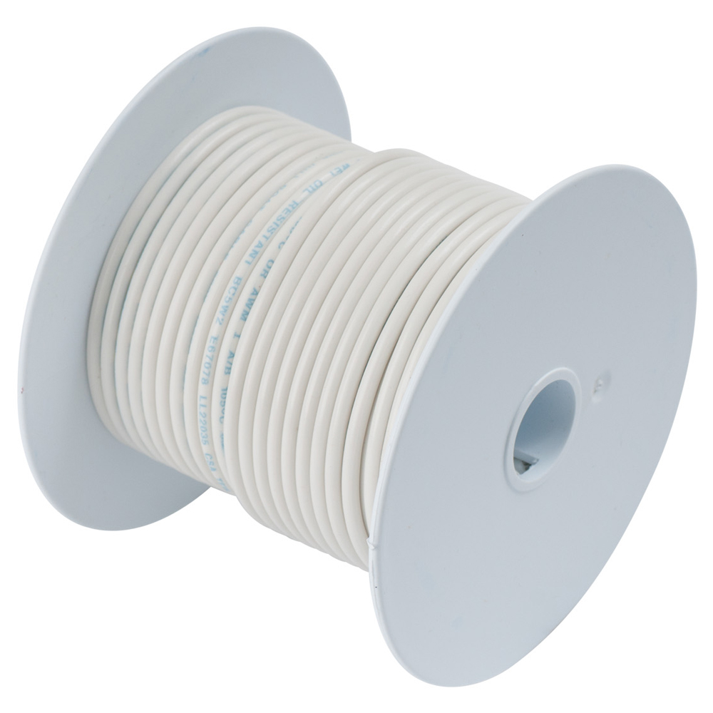 Ancor White 18 AWG Tinned Copper Wire - 100' 100910