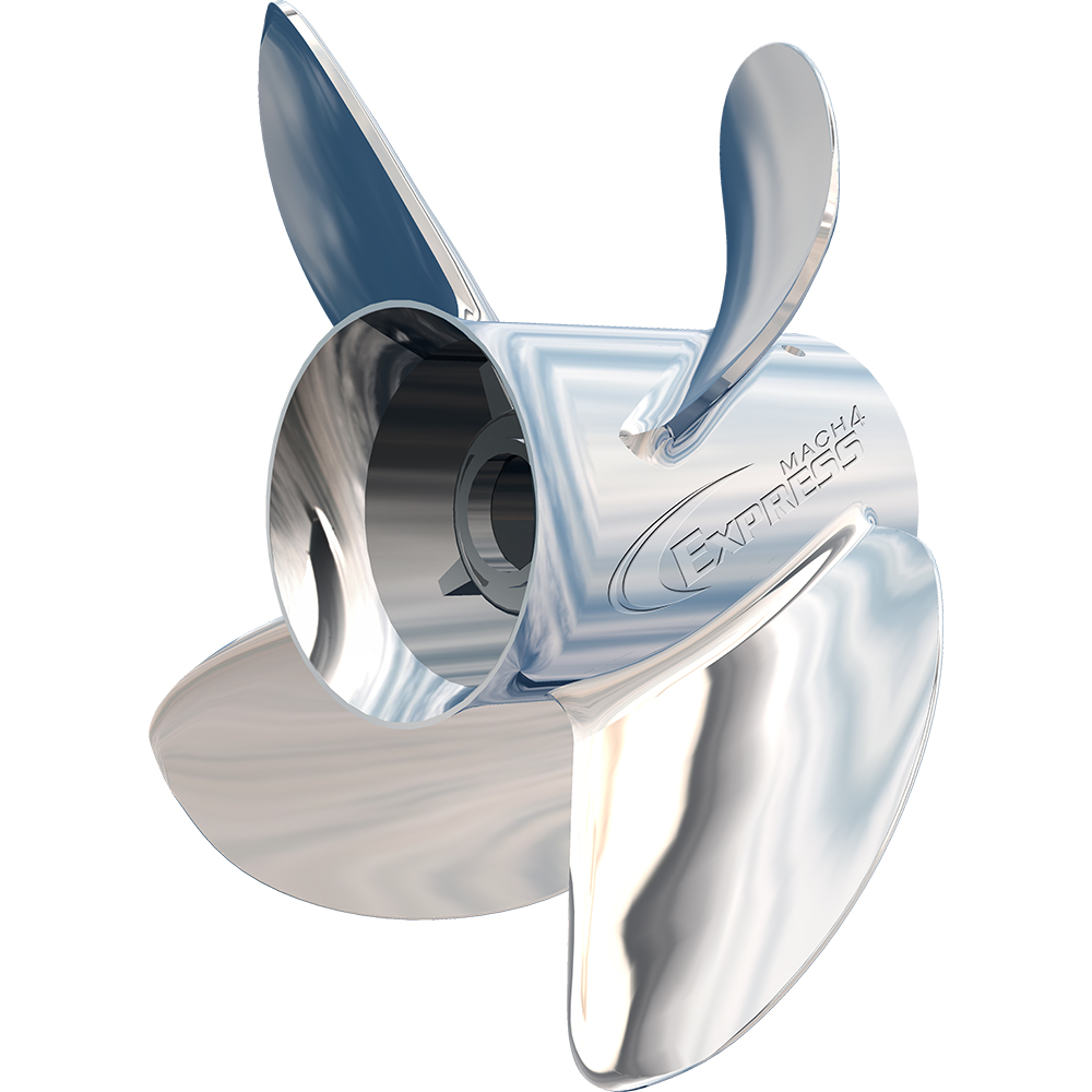 Turning Point Propellers 14.5X17 Stainless Steel Four Blade Aluminum Prop Express Mach4 (31501741)